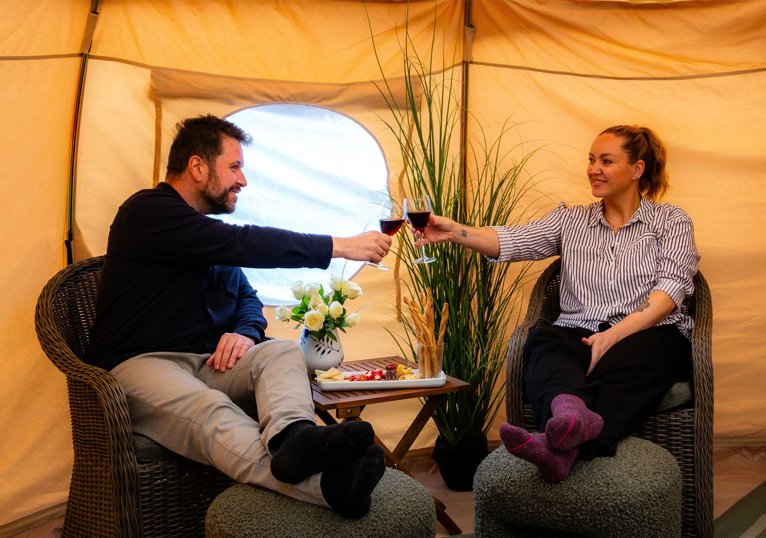 Velkommen til Storebælt Glamping på Tårup Strand Camping