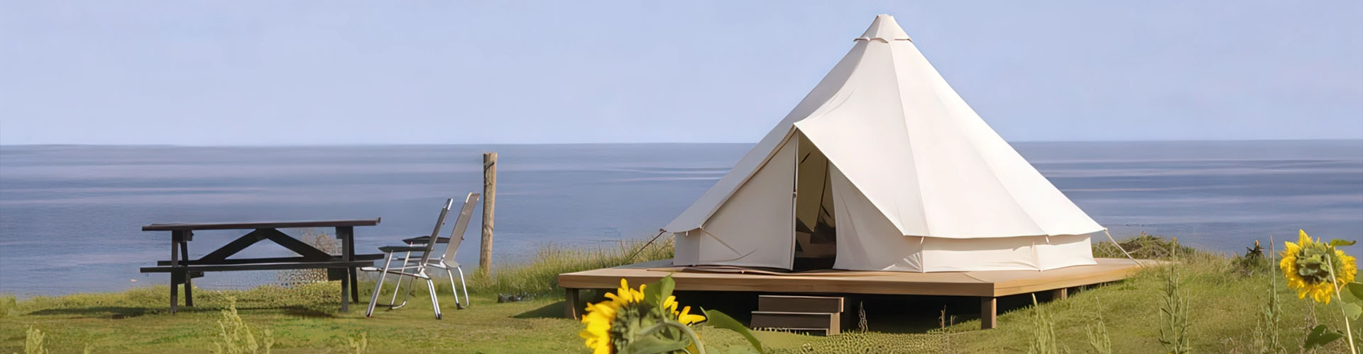 Storebælt Glamping på Tårup Strand Camping